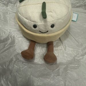 Jellycat Amuseables Camembert  with Cream and green Tags